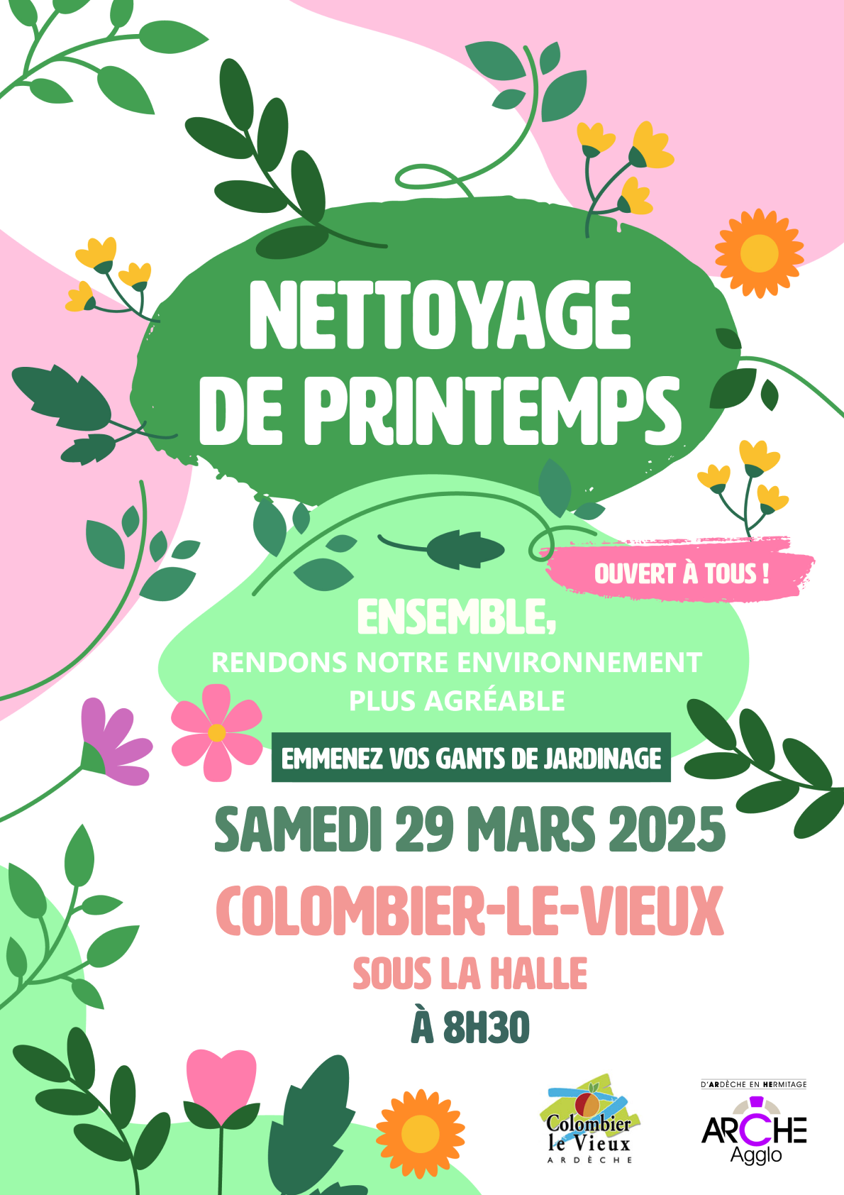 nettoyage de printemps 2025 Colombier le Vieux