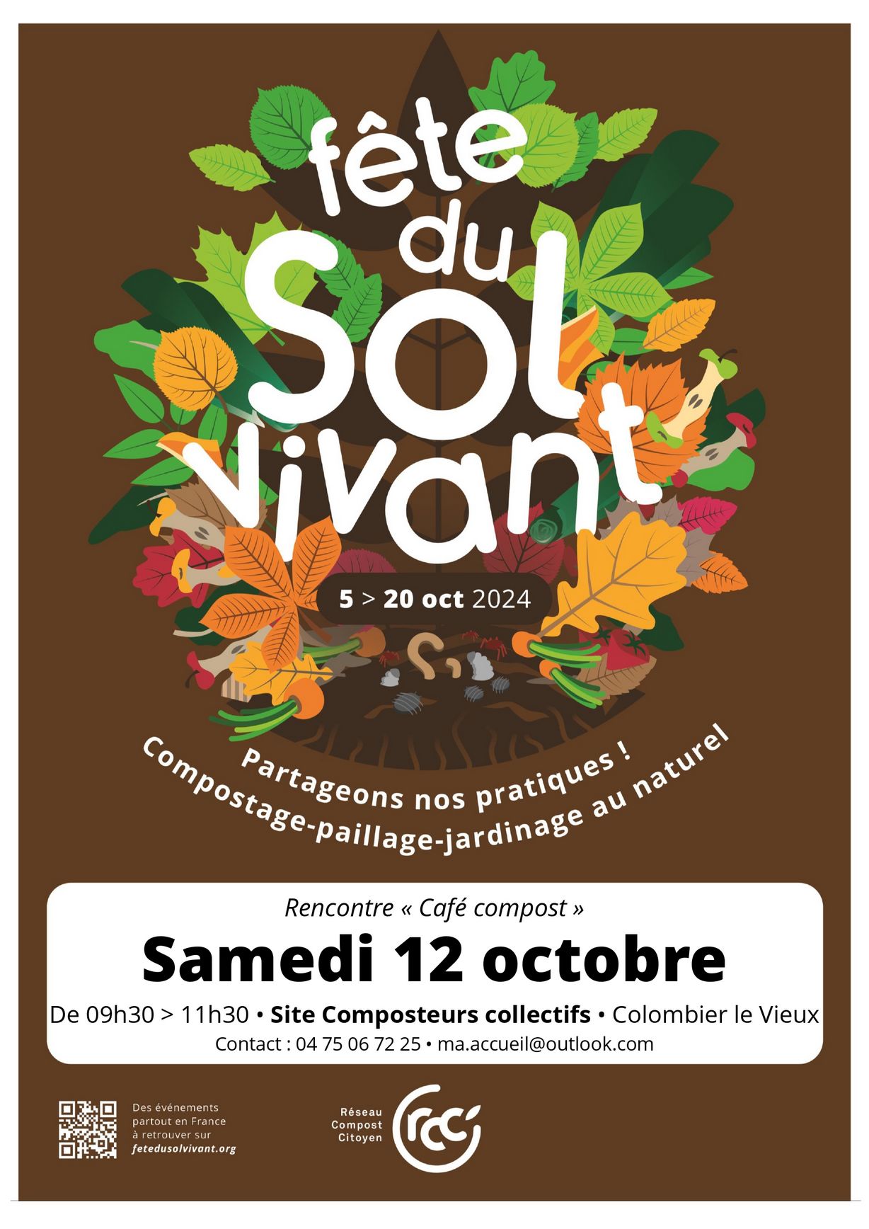 Fete sol vivant Affiche A3 colombier le vieux page 0001