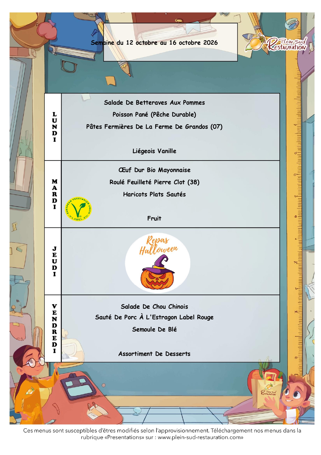 Menu octobre 2026 - page 3