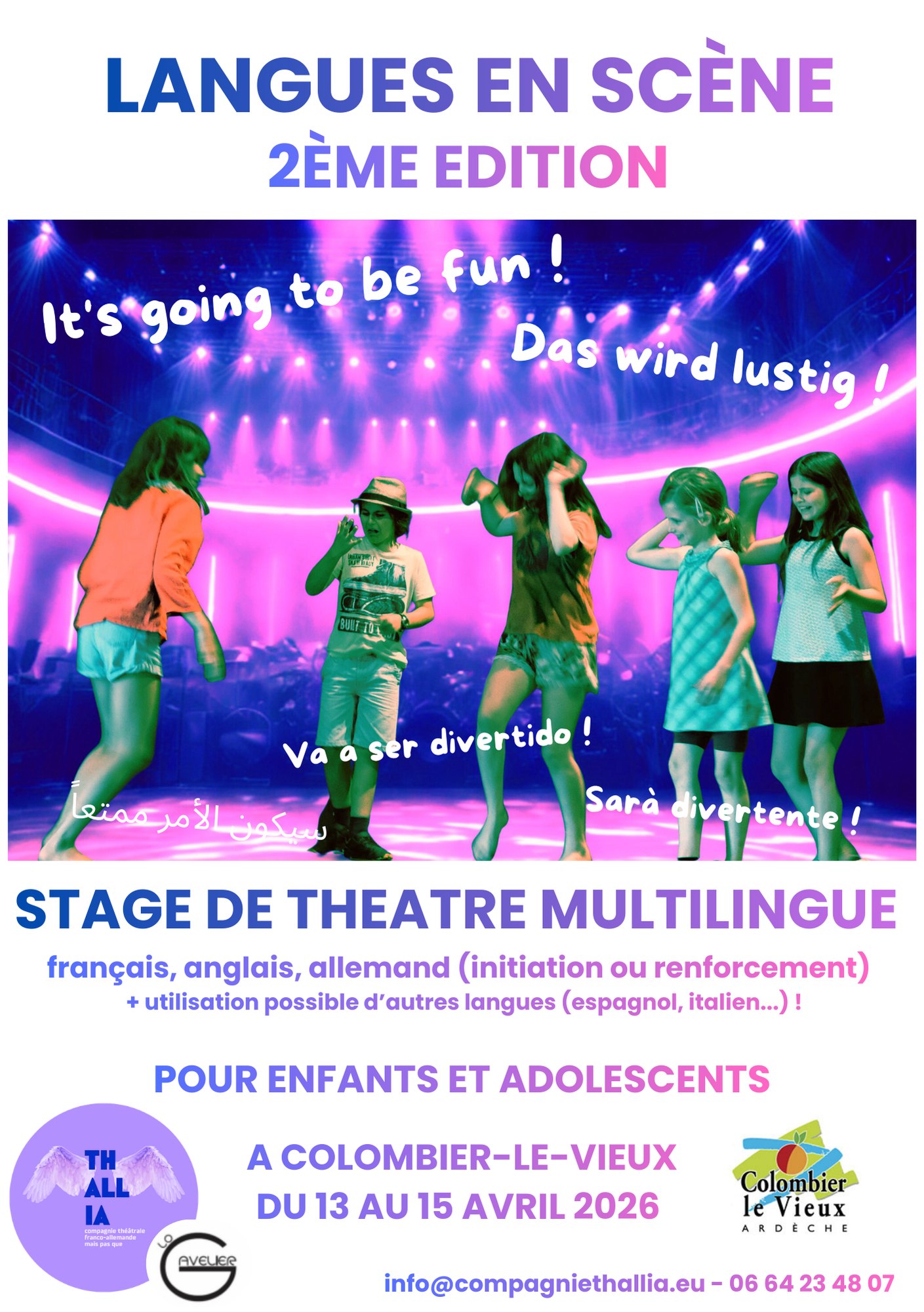 2026 04 13 stage théatre multilangue